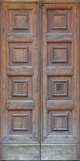 Strong wooden door texture
