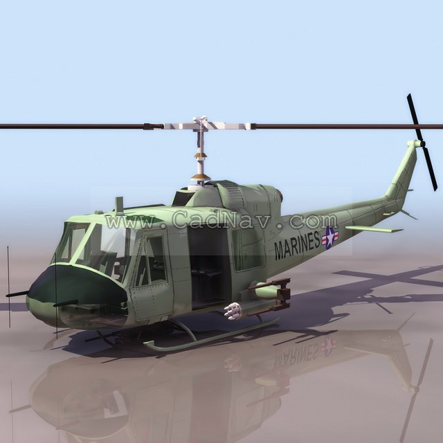 huey 3d model