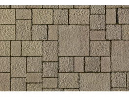 Clay brick floor texture