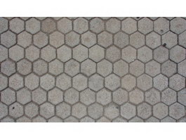 Concrete block pavement texture