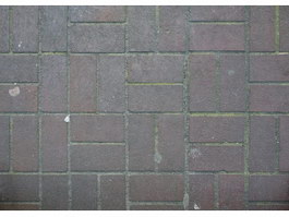 Red paving brick floor texture