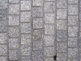 Granite stone pavement texture