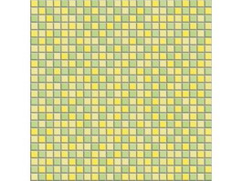 Yellow and green mosaic tile pattern texture