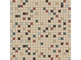 Mixed ceramic mosaic pattern texture