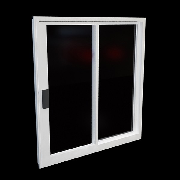 Horizontally Sliding Window 3d Model Cadnav