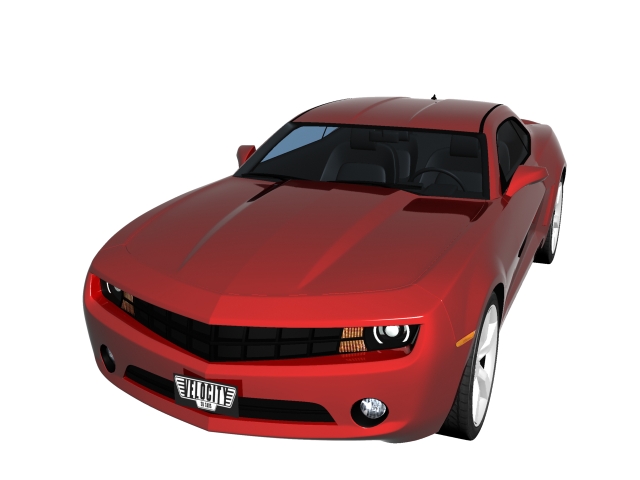 3dSkyHost: 01 Chevrolet camaro muscle car 3D Model