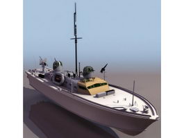 WWII RAF high speed launch 3d model