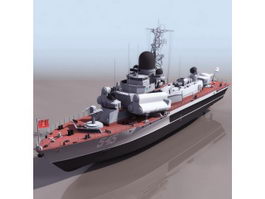 Nanuchka class missile corvette 3d model