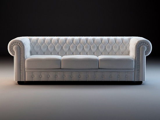 Chesterfield Sofa 3D Model Free Download