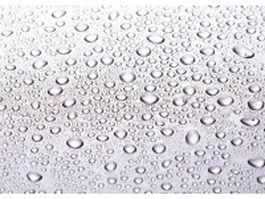 Water drops on stainless steel panel texture