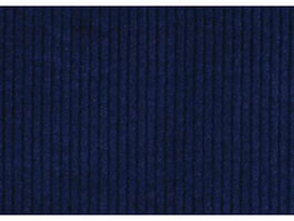 Close up of blue corduroy fabric texture
