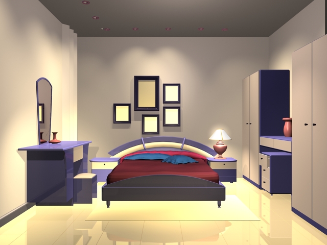 Bedroom 3d Model Free Download