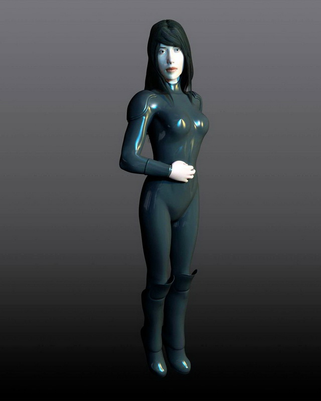 3ds max female human character jessica