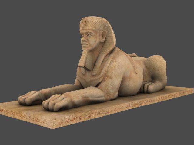 Egyptian Statues 3d Model Cadnav
