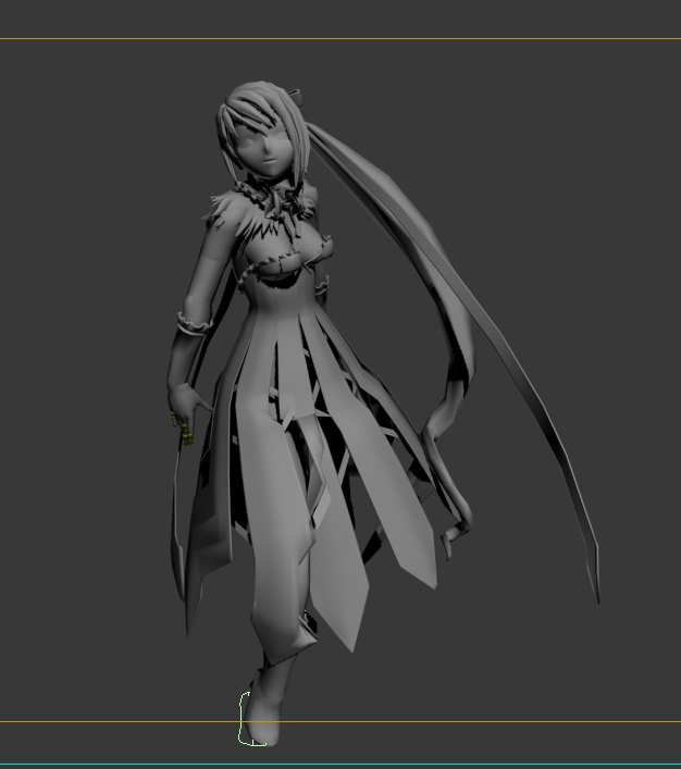 Free Anime 3d Print Files 3d Anime Model Models Girl Print Stl Printing Figurines Miniatures 8174