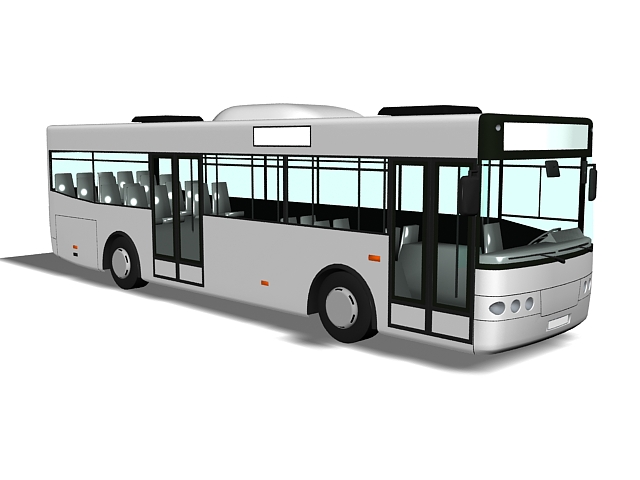 Transit Bus 3d Model Cadnav