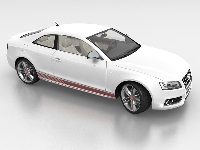 3dSkyHost: Audi S5 coupe 3D Model