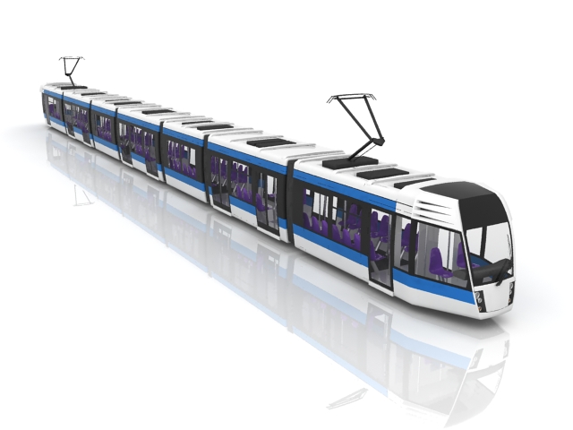 Electric streetcar 3d model 3ds max files free download