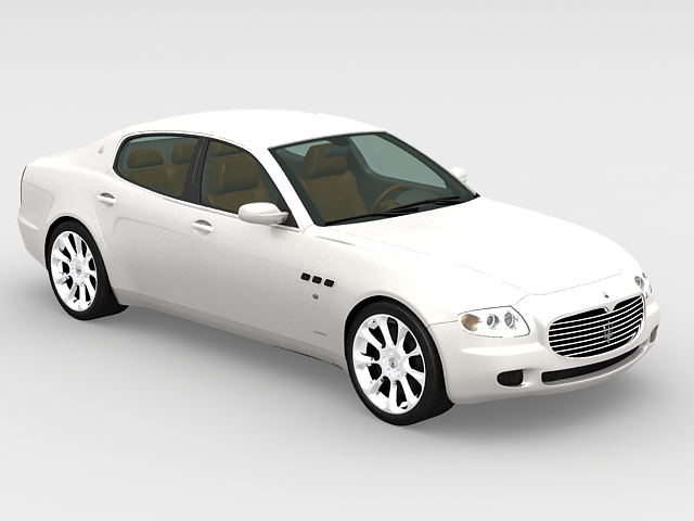 3dSkyHost: Maserati Quattroporte 3D Model