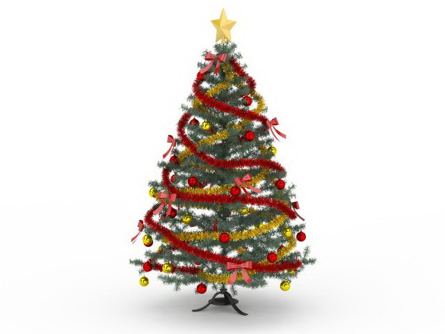 3dSkyHost: Victorian Christmas tree 3D Model