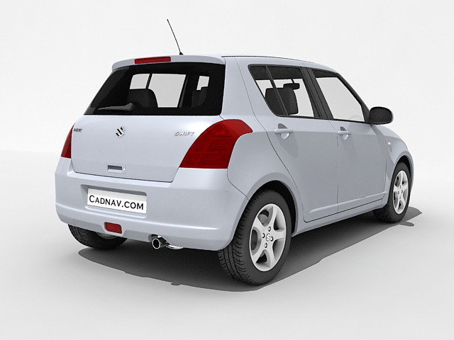 Maruti Suzuki Swift DZire 3d model 3ds Max files free download