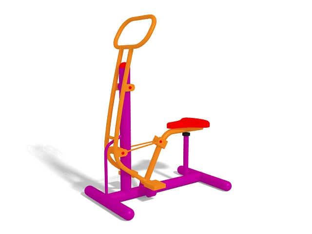 Outdoor fitness trail equipment 3d model 3ds Max files 