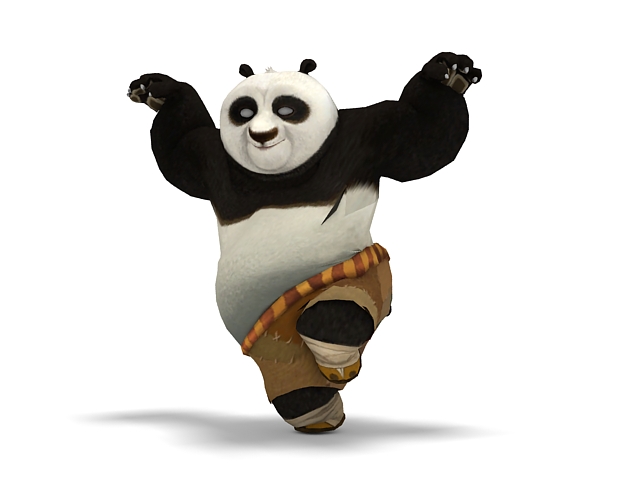 Kung Fu Panda 3d model Maya files free download - modeling 40688 on CadNav