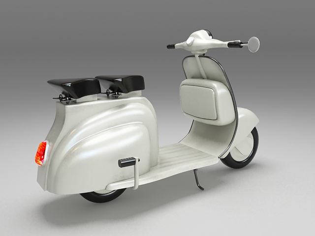 3dSkyHost: Motor scooter 3D Model