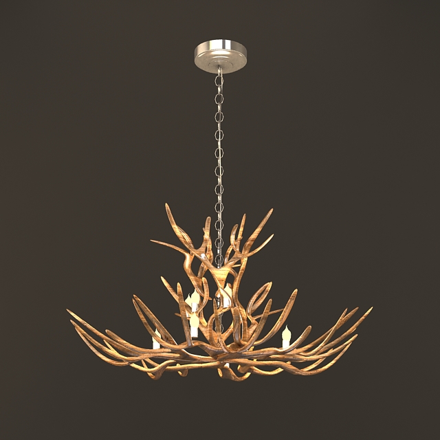 thumbnail image 2 of Vintage Direct Tree Branch Floor Lamp - 63.5" Rustic Cabin Lodge Decor - Glass Lantern Night Light - Bronze Brown 2 of 5
