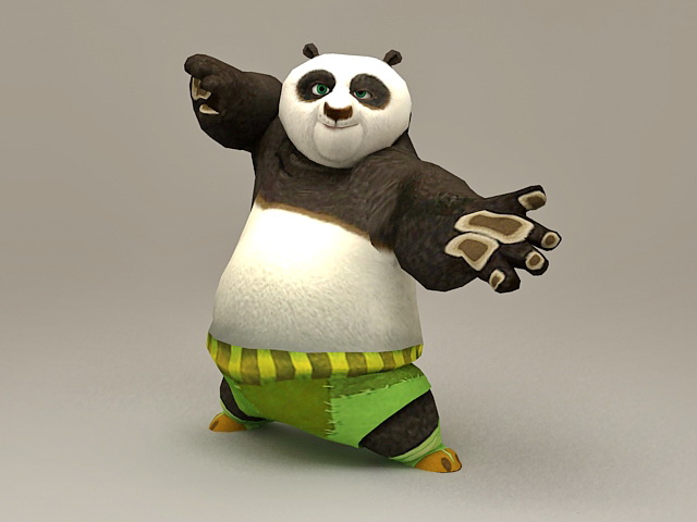 Kung Fu Panda Characters 3d model 3ds Max files free download - modeling 36396 on CadNav