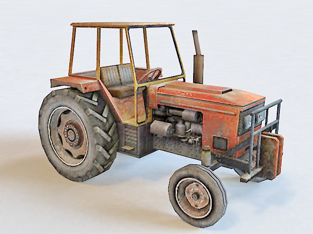 Autocad 3D Tractor