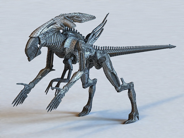 Alien Xenomorph King 3d Model Cadnav