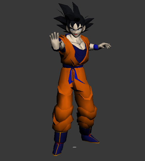 Super Vegeta Dragon Ball Goku Split Animated 3d model 3ds Max files ...