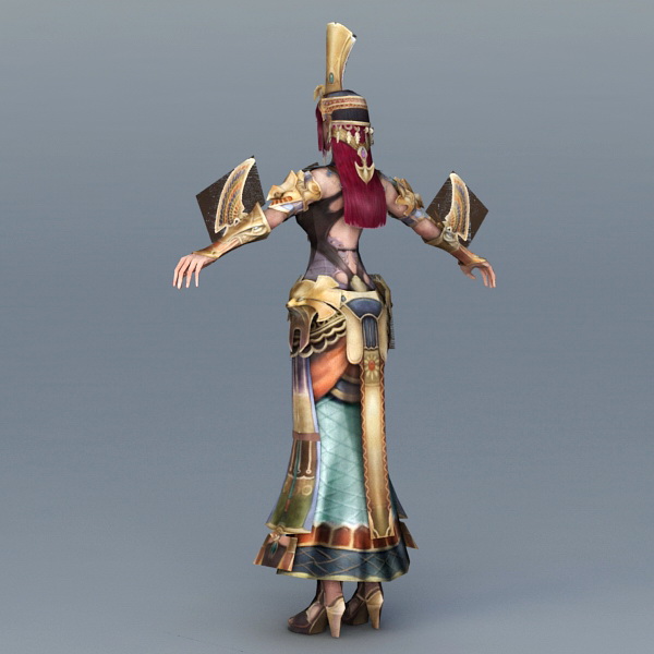 Sexy Ancient Egyptian Woman 3d Model 3ds Max Files Free Download
