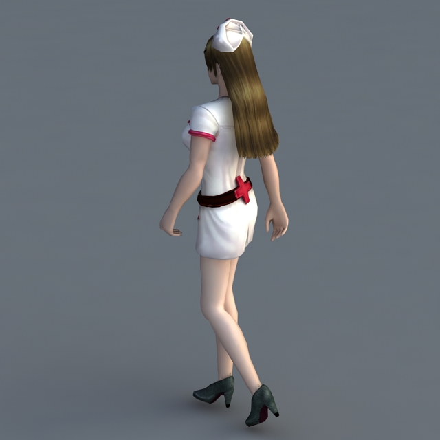 Female Nurse Free 3D Model (.Max) - Open3dModel