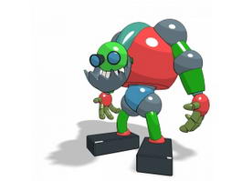 Cartoon Robot 3d preview