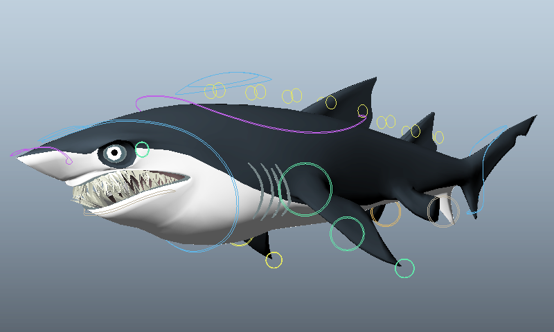 Scary Shark 3d Model Cadnav