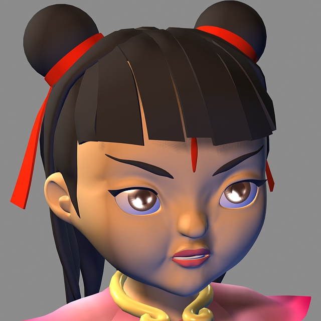 Cartoon Nezha 3d model 3D Studio,3ds Max,Autodesk FBX,Object files free