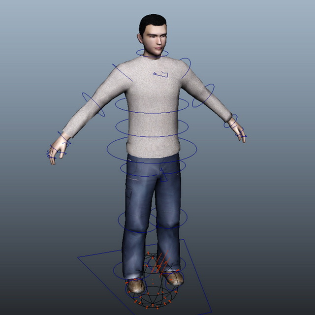 3d maya human rigged models free download for pc