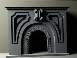 Fireplace 3d Model Free Download Cadnav Com