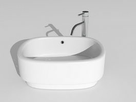 Bathroom Sink 3d Model Free Download Cadnav Com