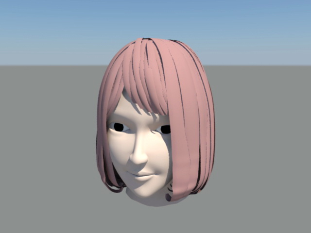 Female Head 3d Model Cadnav