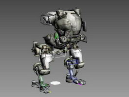 Robot Mech Walker Rig 3d preview