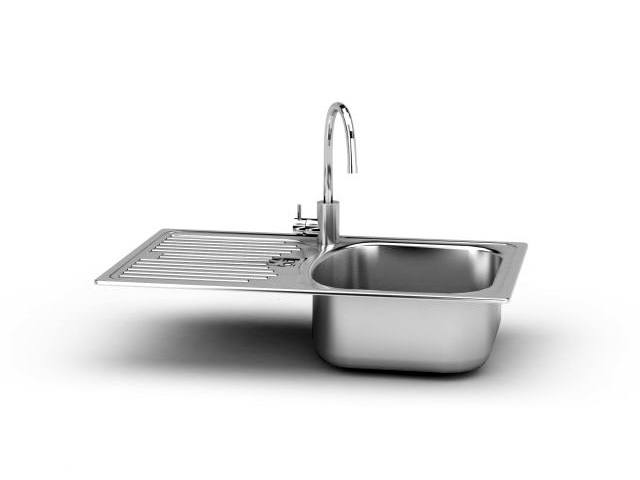 kitchen sink in 3ds max