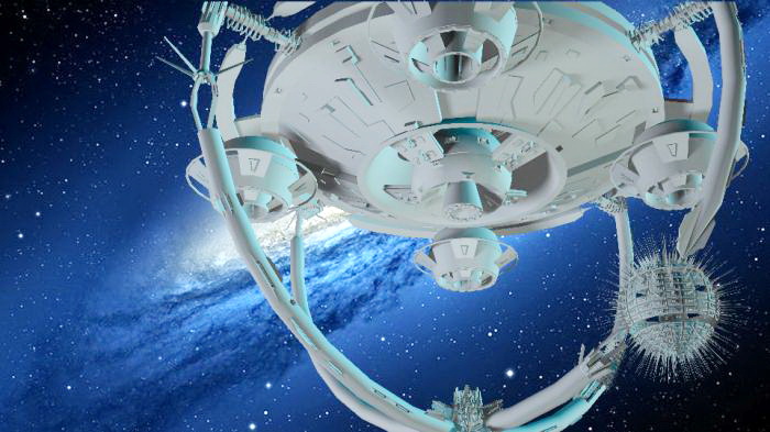 Sci Fi Space Station 3d Model Maya Files Free Download Modeling 47901