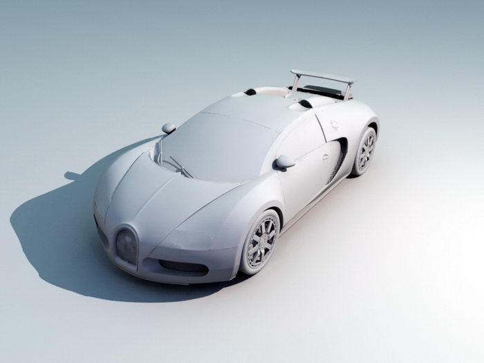 3D model truck Bugatti | CGTrader
