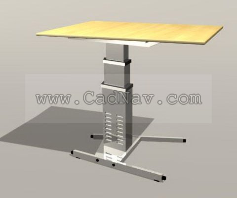 Display table(square) 3d rendering