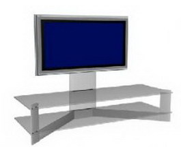 LCD TV 3d model preview