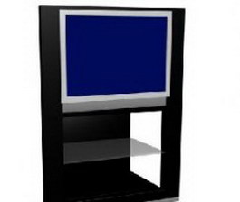 TV cabinet 3d model preview