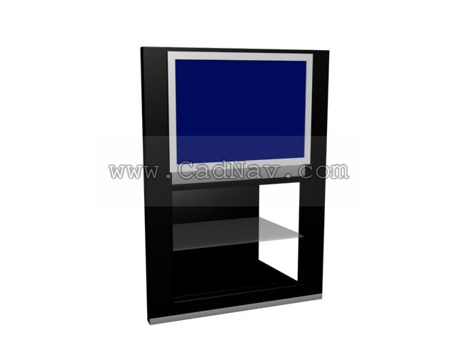 TV cabinet 3d rendering